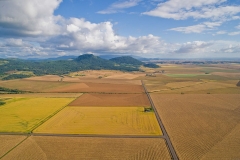 Aerial Valley Farm Land