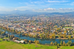 Stock Image Willamette River Panorama