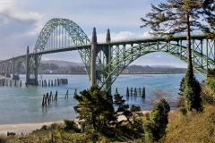 Yaquina Bay Bridge Stock Image